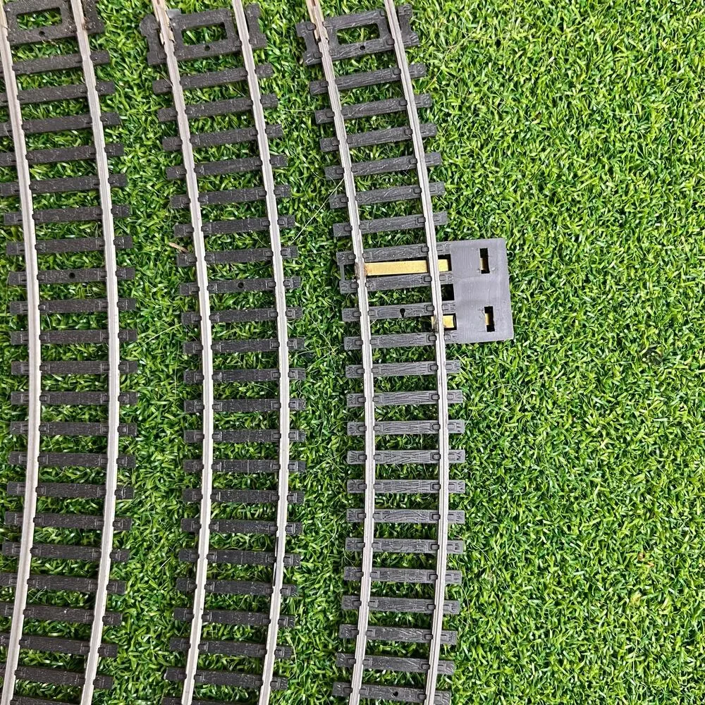 Vintage Model Train Curved Tracks HO Scale Railway Layout